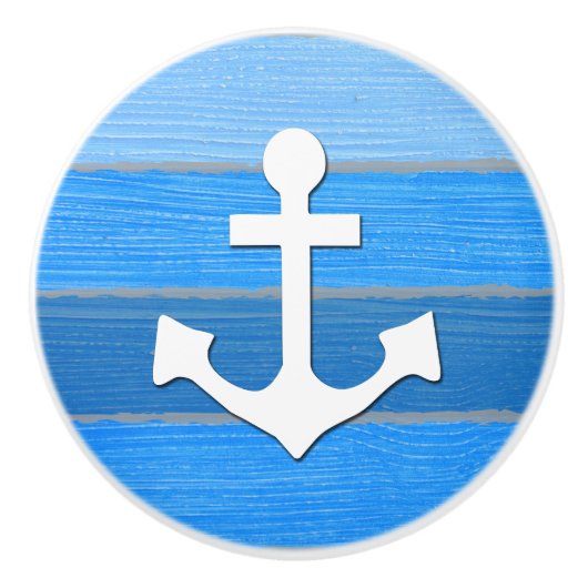 Nautisch thematisch ontwerp keramische knop (Voorkant)
