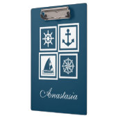 Nautisch thematisch ontwerp klembord (Links)