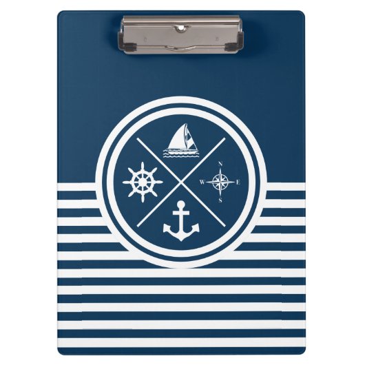 Nautisch thematisch ontwerp klembord (Voorkant)
