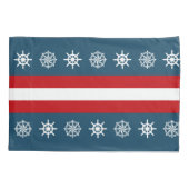 Nautisch thematisch ontwerp kussensloop (Achterkant)