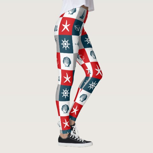 Nautisch thematisch ontwerp leggings (Rechts)