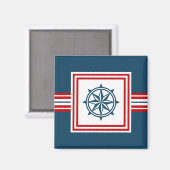 Nautisch thematisch ontwerp magneet (Voorkant / Achterkant)