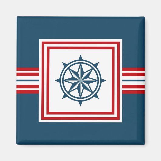 Nautisch thematisch ontwerp magneet (Voorkant)