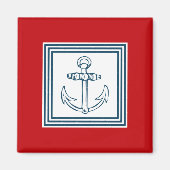 Nautisch thematisch ontwerp magneet (Voorkant)