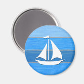 Nautisch thematisch ontwerp magneet (Voorkant / Achterkant)
