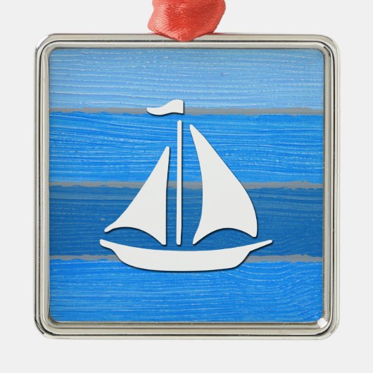 Nautisch thematisch ontwerp metalen ornament (Voorkant)