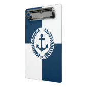 Nautisch thematisch ontwerp mini klembord (Angled2)