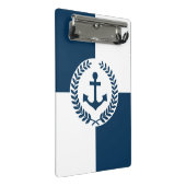 Nautisch thematisch ontwerp mini klembord (Schuin)