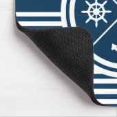 Nautisch thematisch ontwerp muismat (Hoek)