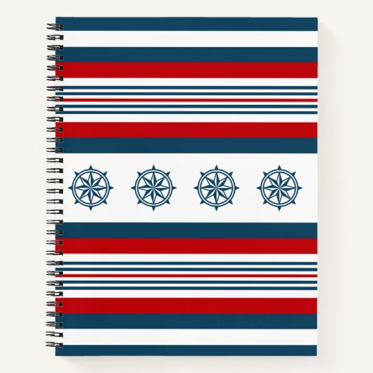 Nautisch thematisch ontwerp notitieboek (Voorkant)