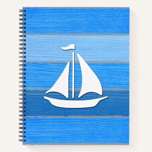 Nautisch thematisch ontwerp notitieboek (Voorkant)