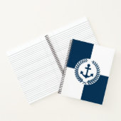 Nautisch thematisch ontwerp notitieboek (Binnen)