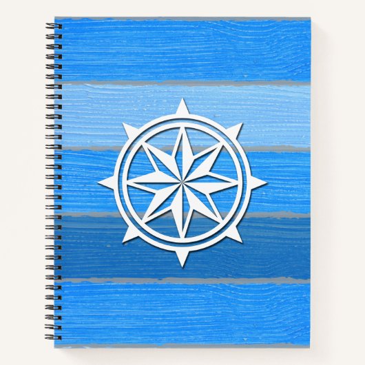 Nautisch thematisch ontwerp notitieboek (Voorkant)