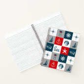 Nautisch thematisch ontwerp notitieboek (Binnen)