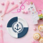 Nautisch thematisch ontwerp papieren bordje (Feest)