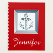 Nautisch thematisch ontwerp planner (Voorkant)