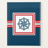 Nautisch thematisch ontwerp planner (Achterkant)