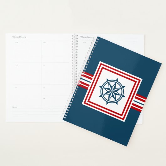 Nautisch thematisch ontwerp planner (Display)