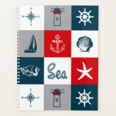 Nautisch thematisch ontwerp planner (Voorkant)