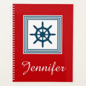 Nautisch thematisch ontwerp planner (Voorkant)