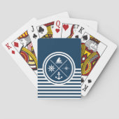 Nautisch thematisch ontwerp pokerkaarten (Achterkant)