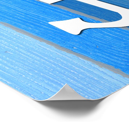 Nautisch thematisch ontwerp poster (Hoek)