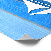 Nautisch thematisch ontwerp poster (Hoek)