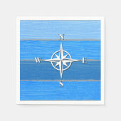 Nautisch thematisch ontwerp servet (Voorkant)