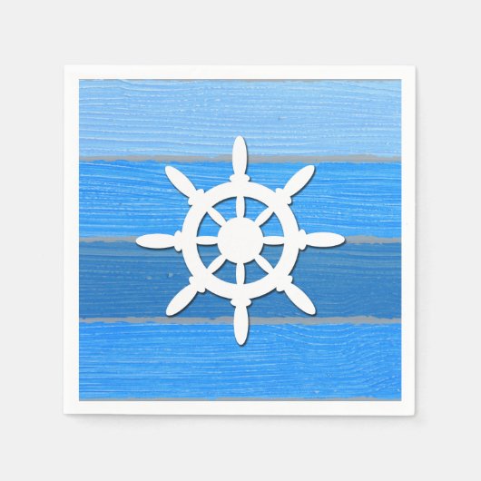 Nautisch thematisch ontwerp servet (Voorkant)