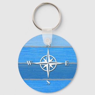 Nautisch thematisch ontwerp sleutelhanger