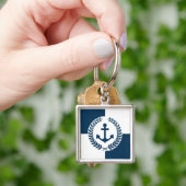 Nautisch thematisch ontwerp sleutelhanger (Hand)