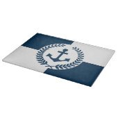 Nautisch thematisch ontwerp snijplank (Hoek)