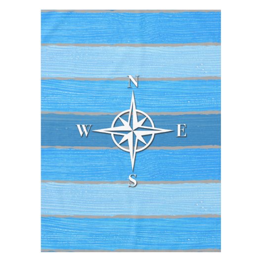 Nautisch thematisch ontwerp tafelkleed (Voorkant)