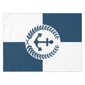 Nautisch thematisch ontwerp tafelkleed (Voorkant (Horizontaal))