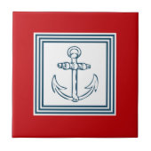 Nautisch thematisch ontwerp tegeltje (Voorkant)
