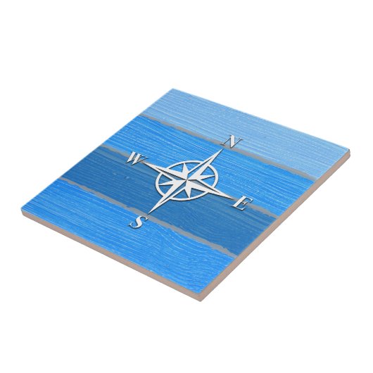 Nautisch thematisch ontwerp tegeltje (Zijkant)