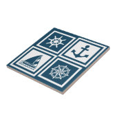 Nautisch thematisch ontwerp tegeltje (Zijkant)