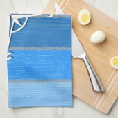 Nautisch thematisch ontwerp theedoek (Quarter Fold)