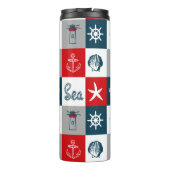 Nautisch thematisch ontwerp thermosbeker (Achterkant)
