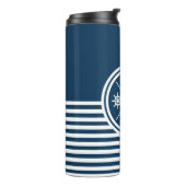Nautisch thematisch ontwerp thermosbeker (Gedraaid links)