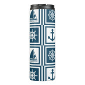 Nautisch thematisch ontwerp thermosbeker (Achterkant)