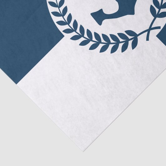 Nautisch thematisch ontwerp tissuepapier (Detail)