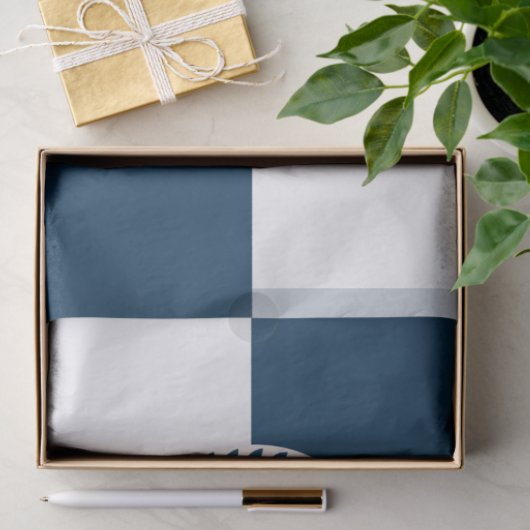 Nautisch thematisch ontwerp tissuepapier (Geschenk)