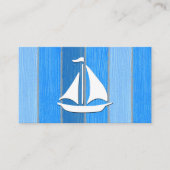Nautisch thematisch ontwerp visitekaartje (Voorkant)