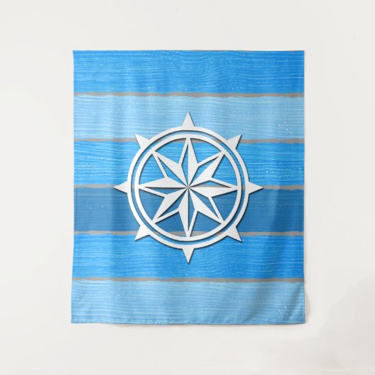 Nautisch thematisch ontwerp wandkleed (Voorkant)