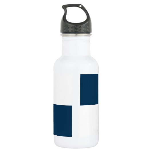 Nautisch thematisch ontwerp waterfles  (Achterkant)