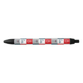 Nautisch thematisch ontwerp zwarte inkt pen (Voorkant)