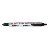 Nautisch thematisch ontwerp zwarte inkt pen (Achterkant)