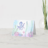 Nautisch thematisch verjaardagsfeestje Bedankt Kaa (Achterkant)