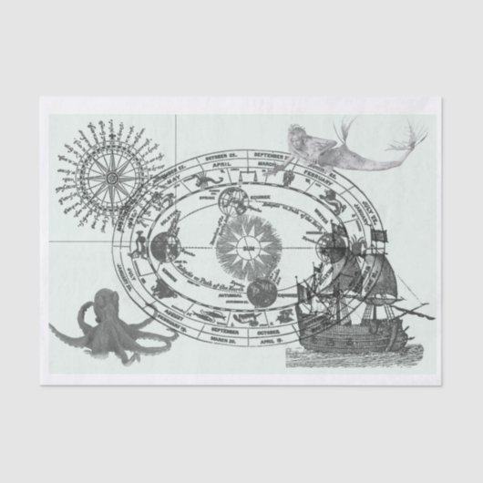 Nautisch Tissuepapier (Voorkant)